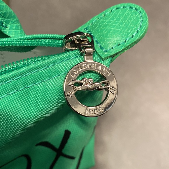 Longchamp x Andre Green Top-handle-bag XS almost brand new!! - Picture 4 of 6